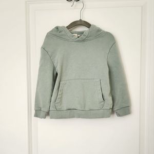 H&M hooded sweater faded turquoise